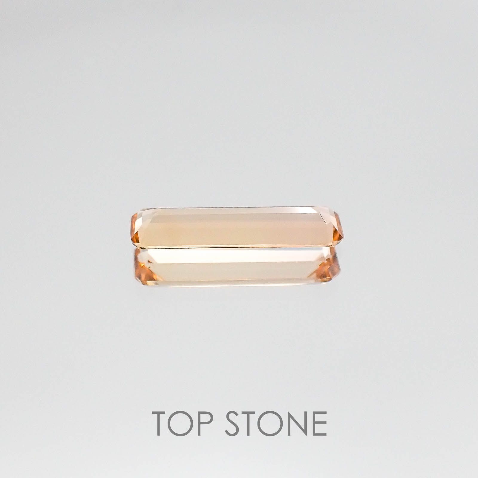 インペリアルトパーズ ブラジル産 ルース 0.6ct[20084387]10.5×3mm前後
