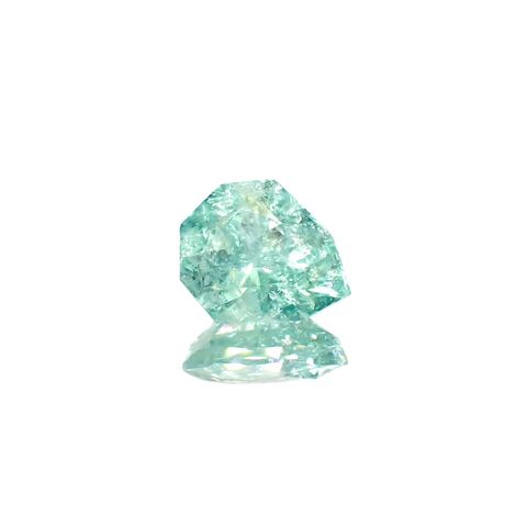 ◇カスタムカット◇パライバトルマリン モザンビーク産 6.53ct / 14.2x12.1mm前後 [230622509]
