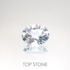 ◇コンケーブカット◇アクアマリン(宝石名アクアマリン) アフリカ産 1.54ct 識別済[211013556]9×7.1mm前後