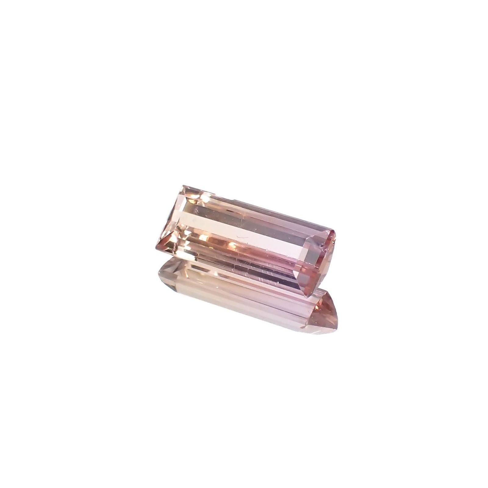 バイカラートパーズ ブラジル産 1.92ct / 11.5x4.6mm前後 [230521917]