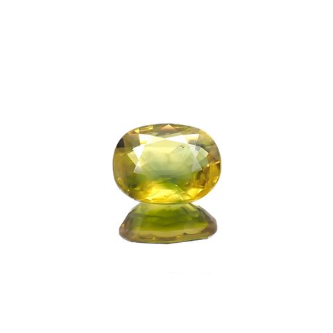 パーティカラーサファイア(宝石名パーティカラード・サファイア)タイ産 4.64ct 識別済[220717133]11.2x9mm前後