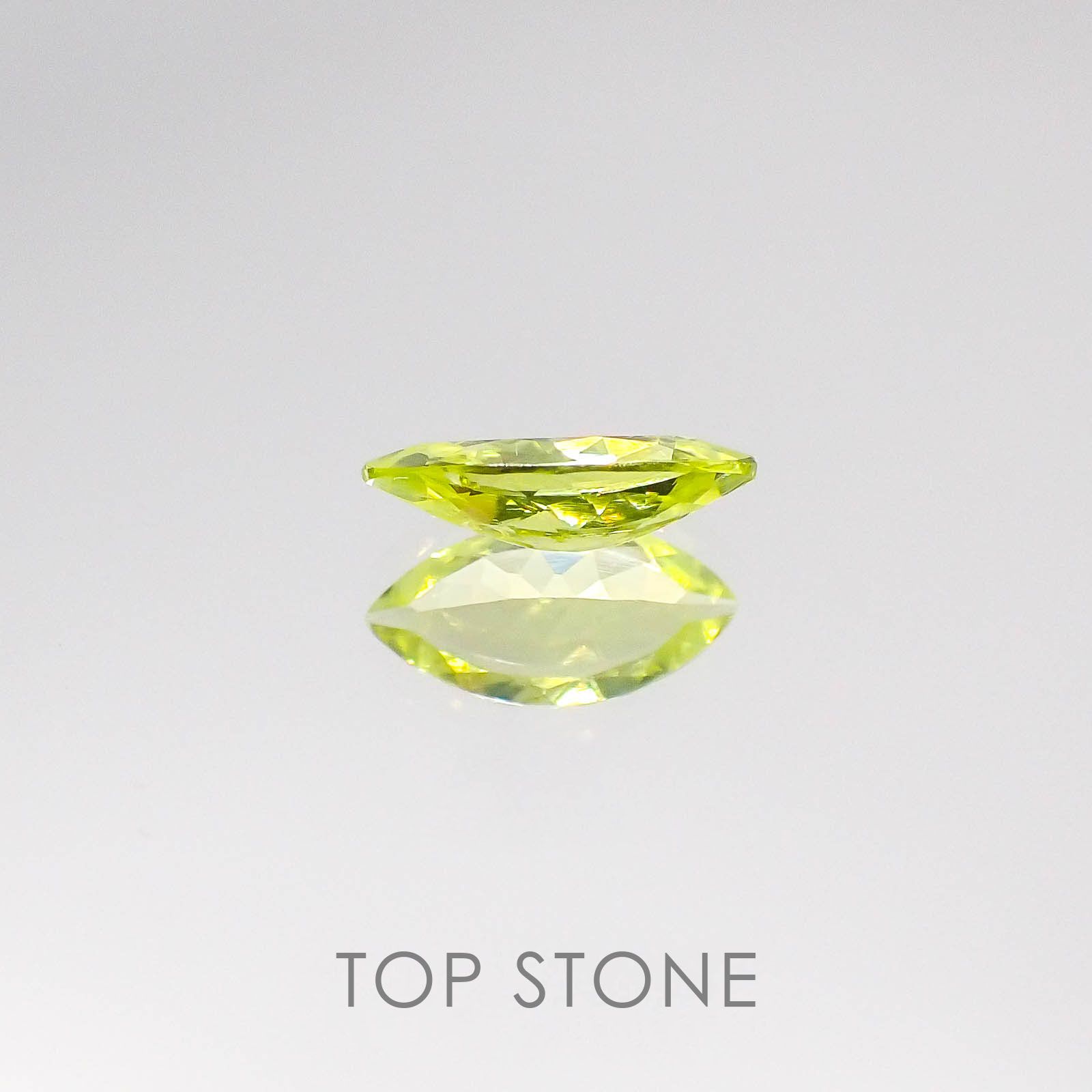 パロットクリソベリル インド産 ルース 0.45ct[20084676]7.8×3.9mm前後