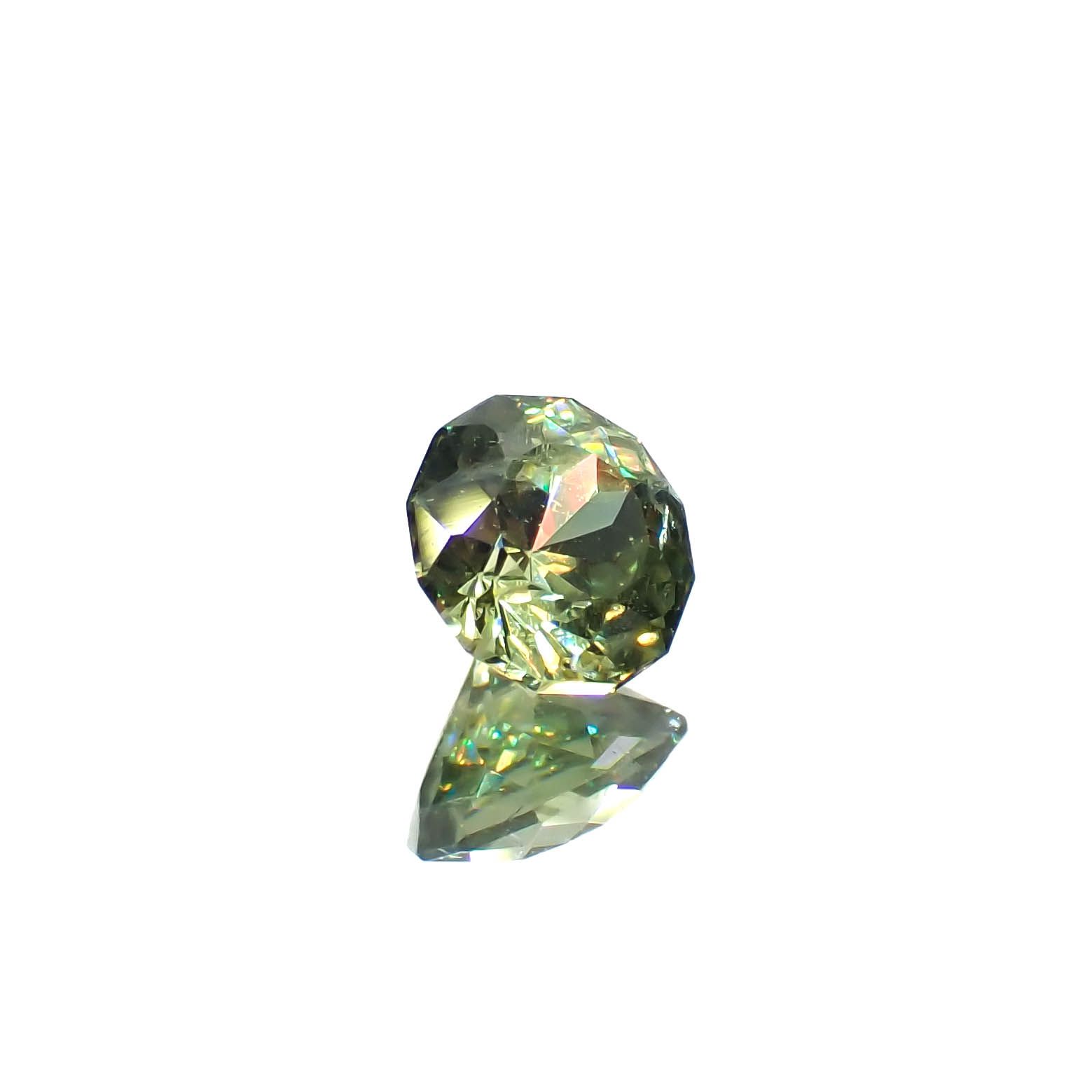 ◇カスタムカット◇デマントイドガーネット ナミビア共和国産 0.51ct[230421377]4.7x4.7mm前後