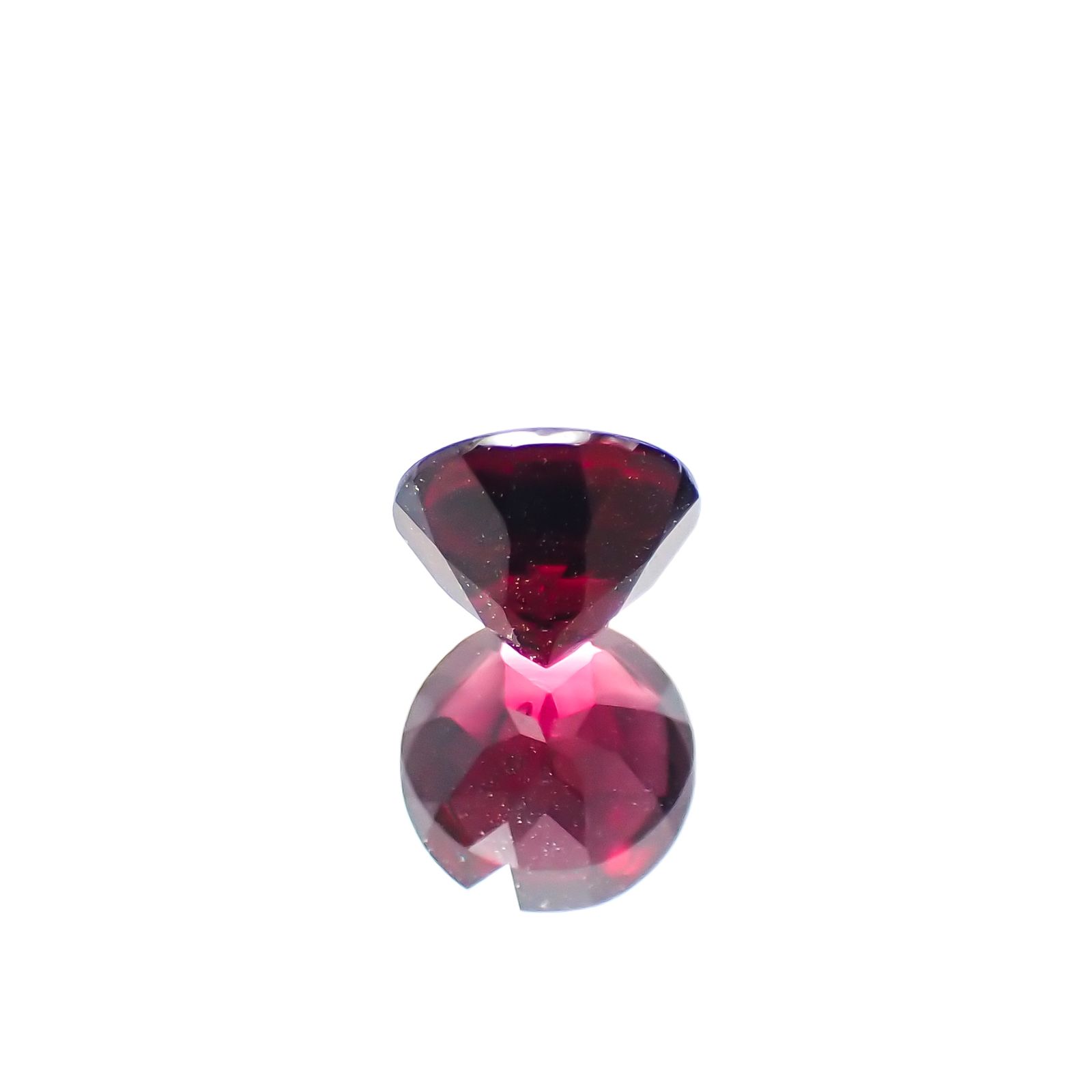 ◇バフカット◇アントヒルガーネット(クロムパイロープガーネット) アメリカ・アリゾナ州産 0.85ct[231224540]5.7x5.7mm前後