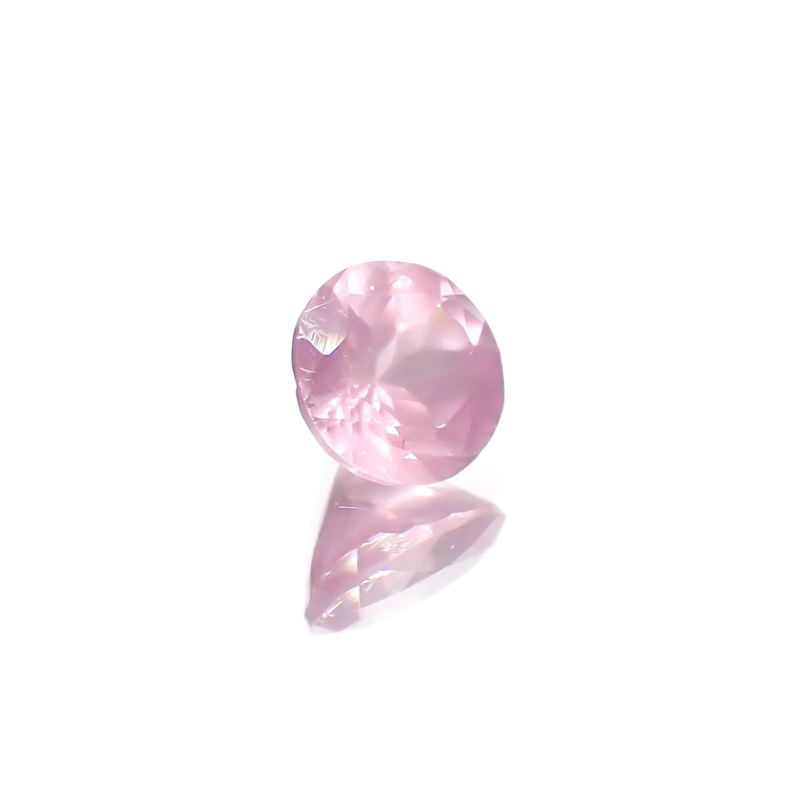 シルキーピンクスピネル タンザニア産 0.50ct / 4.8x4.8mm前後 [260524951]