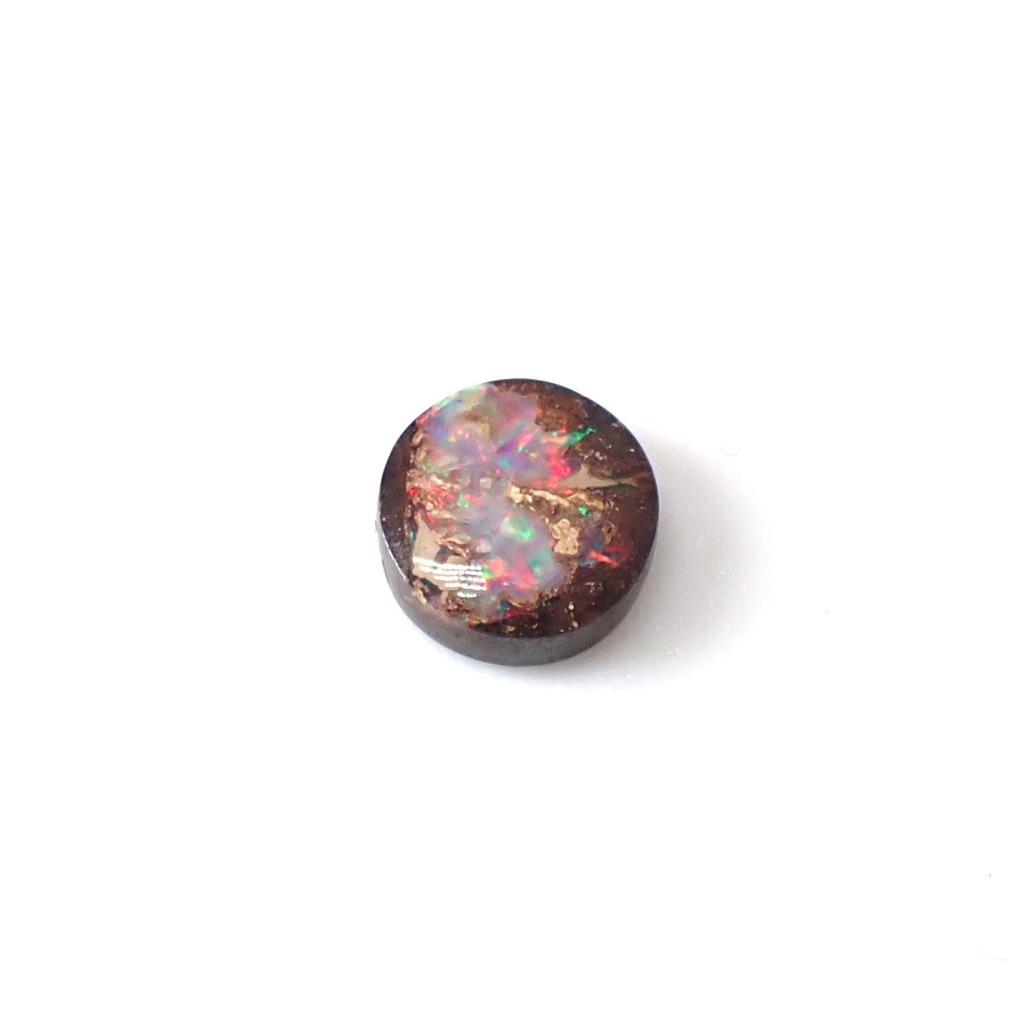 ウッドオパール オーストラリア産 0.52ct / 5.7x5.6mm前後 [251031195]