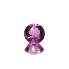ピンクパープルフローライト 中国産 1.49ct / 7.1x7.1mm前後 [221018447]