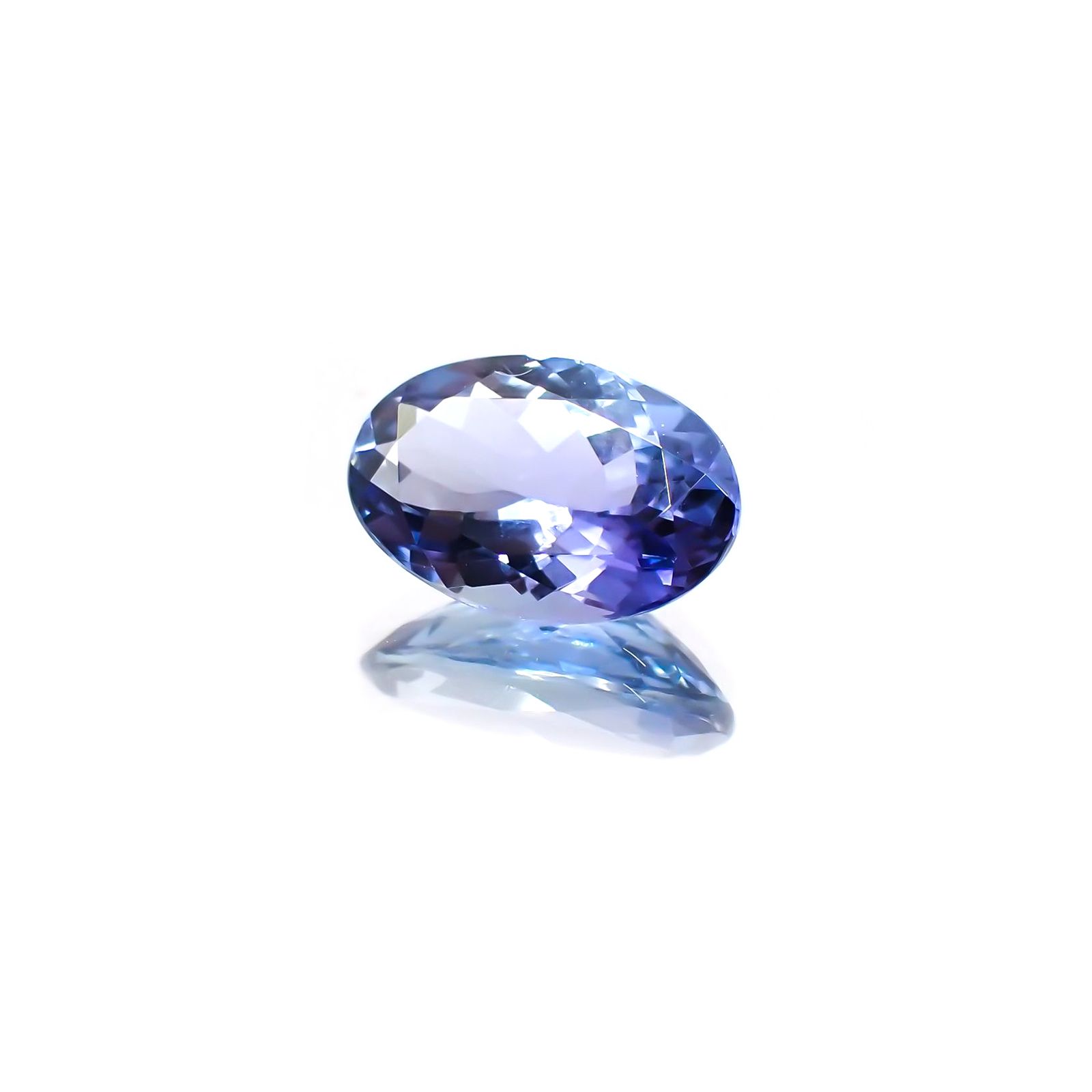 タンザナイト(宝石名タンザナイト) タンザニア産 1.71ct 識別済[24029454]9.5×6.3mm前後