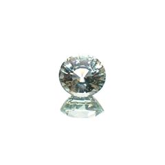 ミントトルマリン(宝石名ライトグリーン・トルマリン) ルワンダ産 1.443ct ソ付(彩珠)[21019997]7.3×6.8mm前後