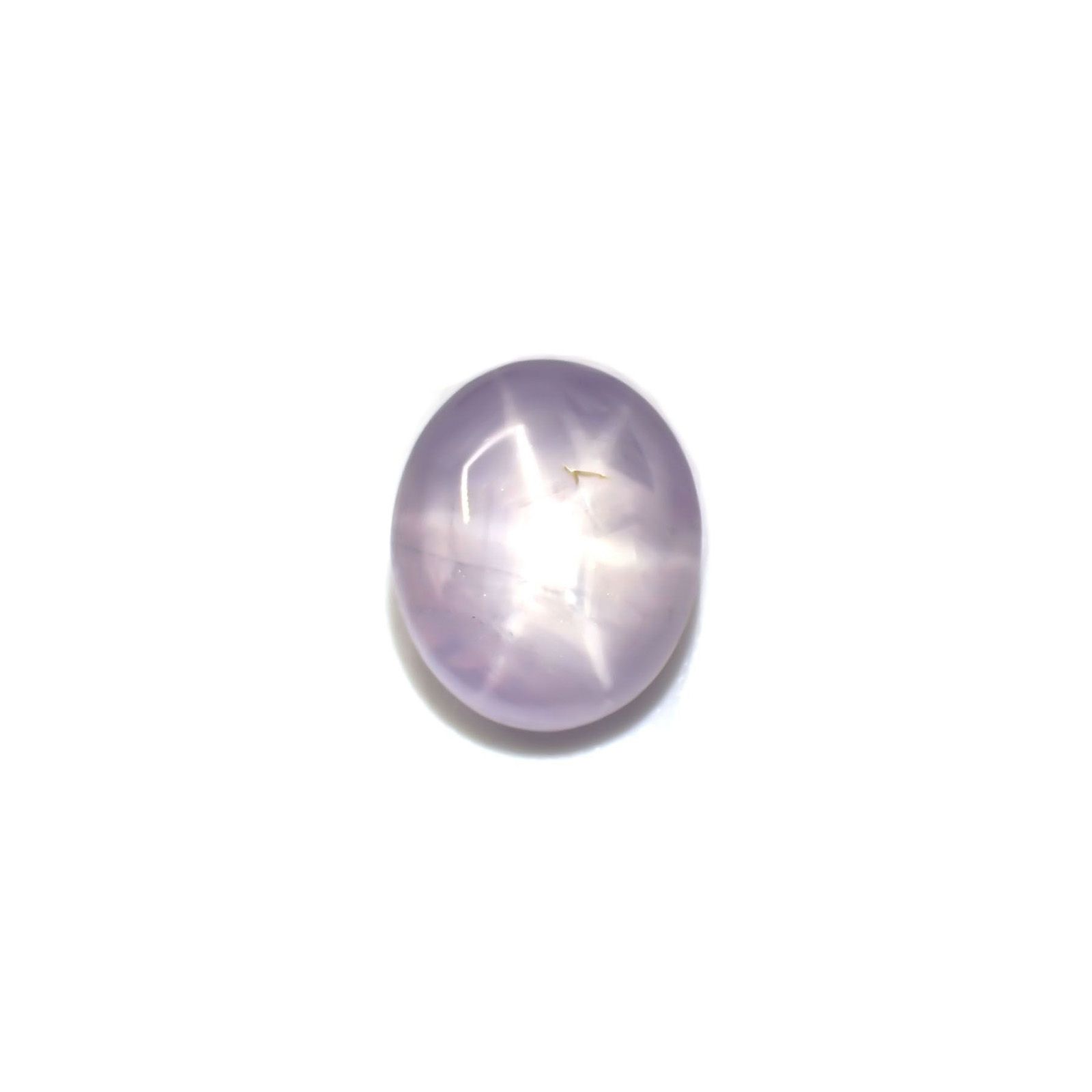 ブルースターサファイア(宝石名スター・サファイア) ビルマ産 ソ付(彩珠) 6.699ct / 11x9.3mm前後 [210310227]