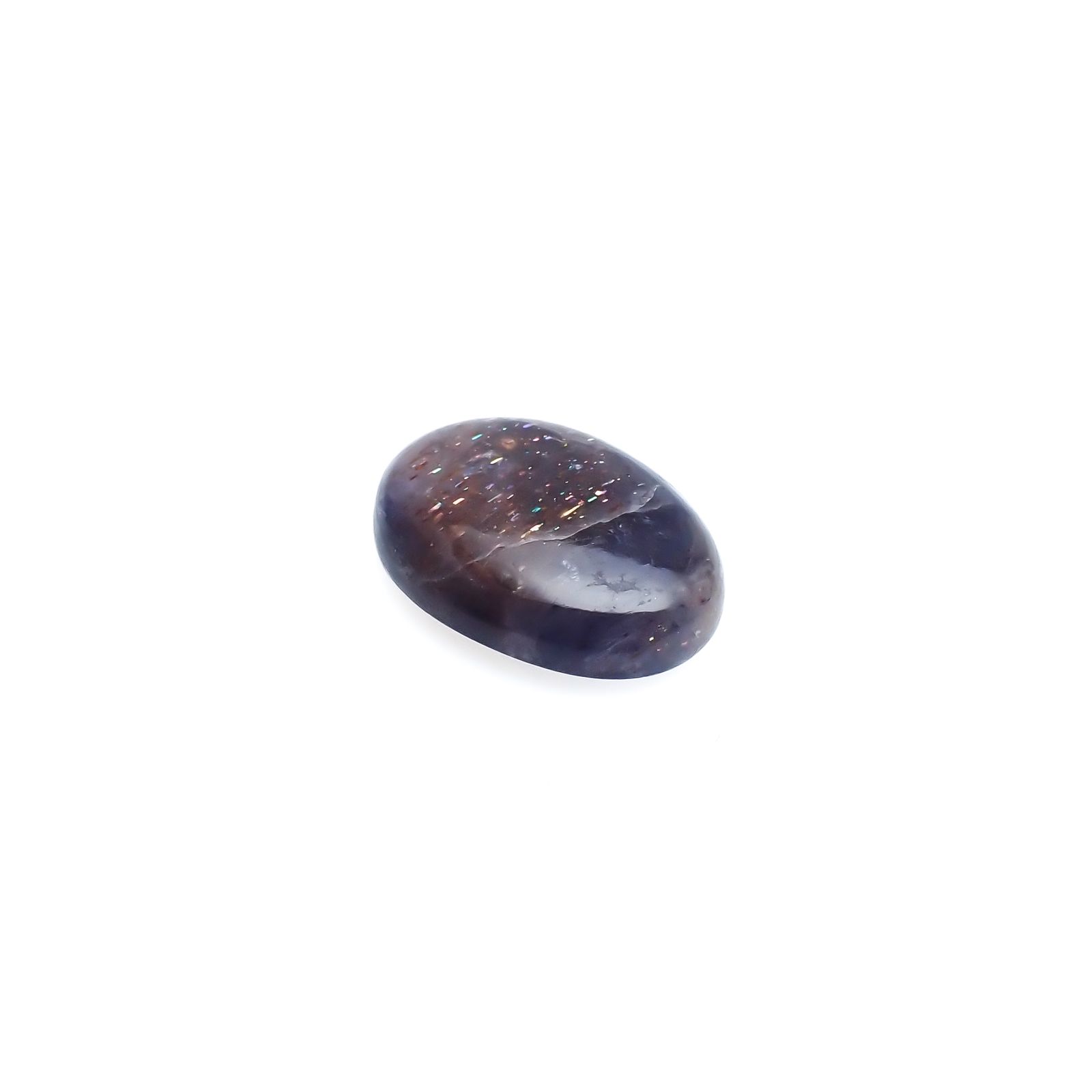 ブラッドショットアイオライト インド産 6.64ct[240226179]16.3x12mm前後