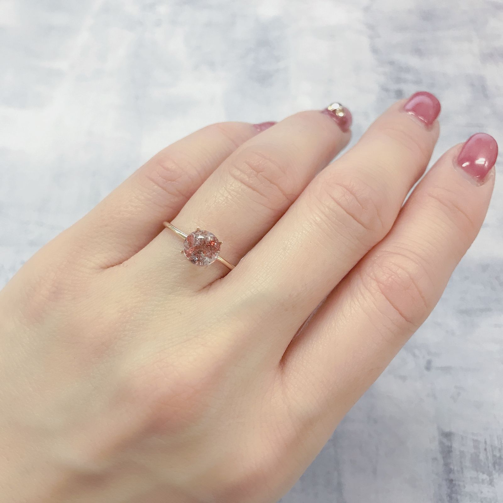 ファイヤークォーツ ナイジェリア産 1.21ct[220114739]6.6x6.6mm前後