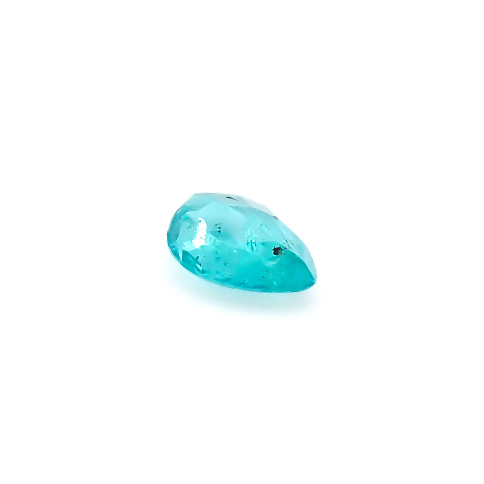 パライバトルマリン(宝石名トルマリン/別名 パライバ・トルマリン)ブラジル産 識別済 0.11ct / 3.7x2.5mm前後 [260932807]