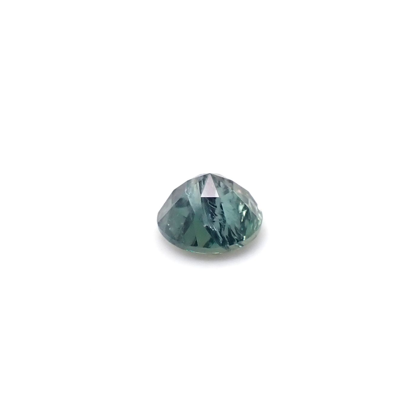 シルキーアレキサンドライト ブラジル・ミナスジェライス州ヘマチタ鉱山産 0.28ct / 3.7x3.7mm前後 [250931023]