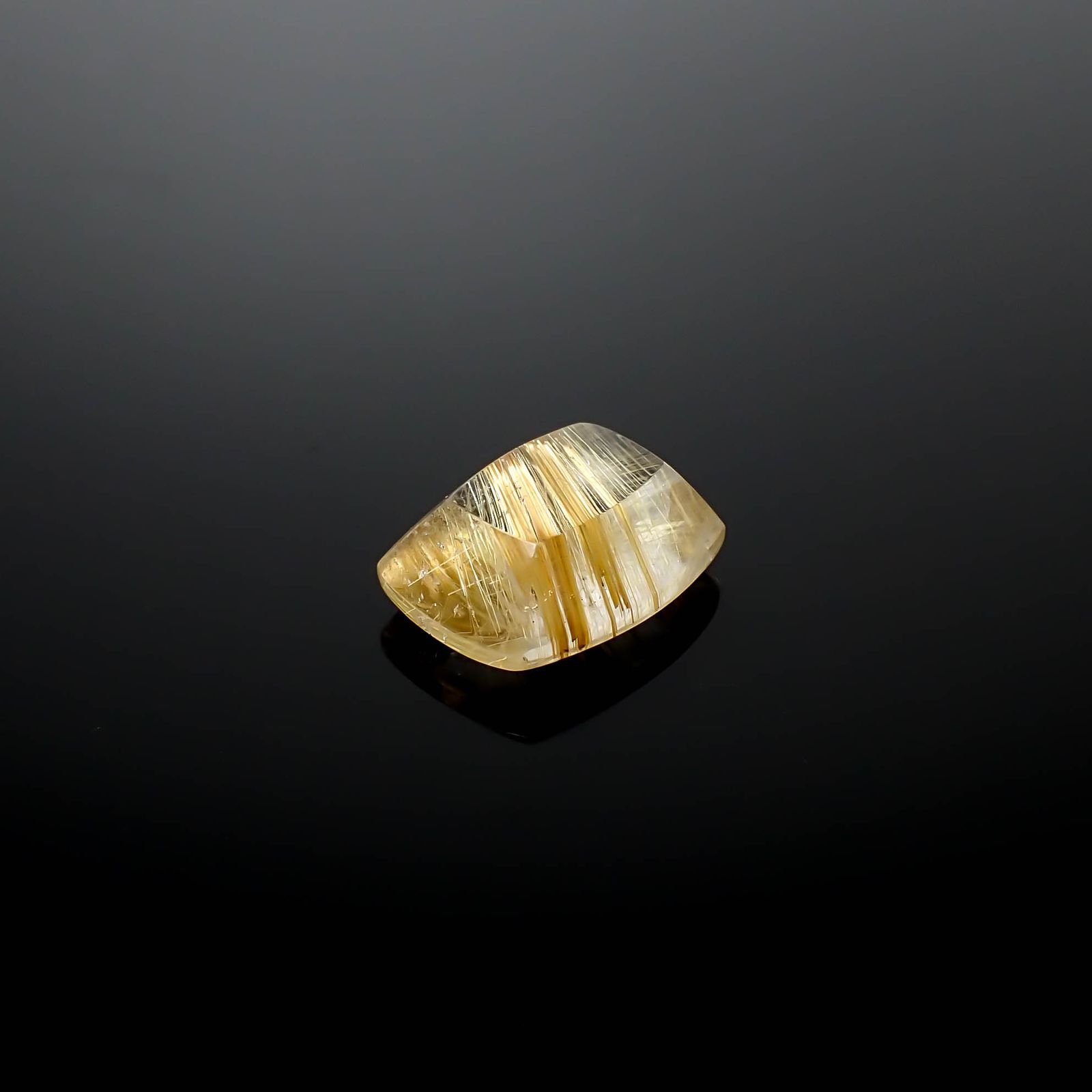 タイチンルチルクオーツ ブラジル産 4.00ct[240427322]11.8x8.9mm前後