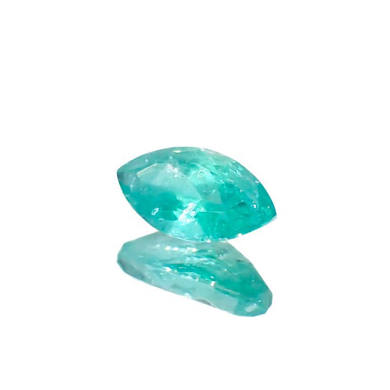 パライバトルマリン(宝石名トルマリン/別名パライバ・トルマリン)ブラジル・キントス鉱山産 0.34ct 識別済[221018835]6.5x3.5mm前後