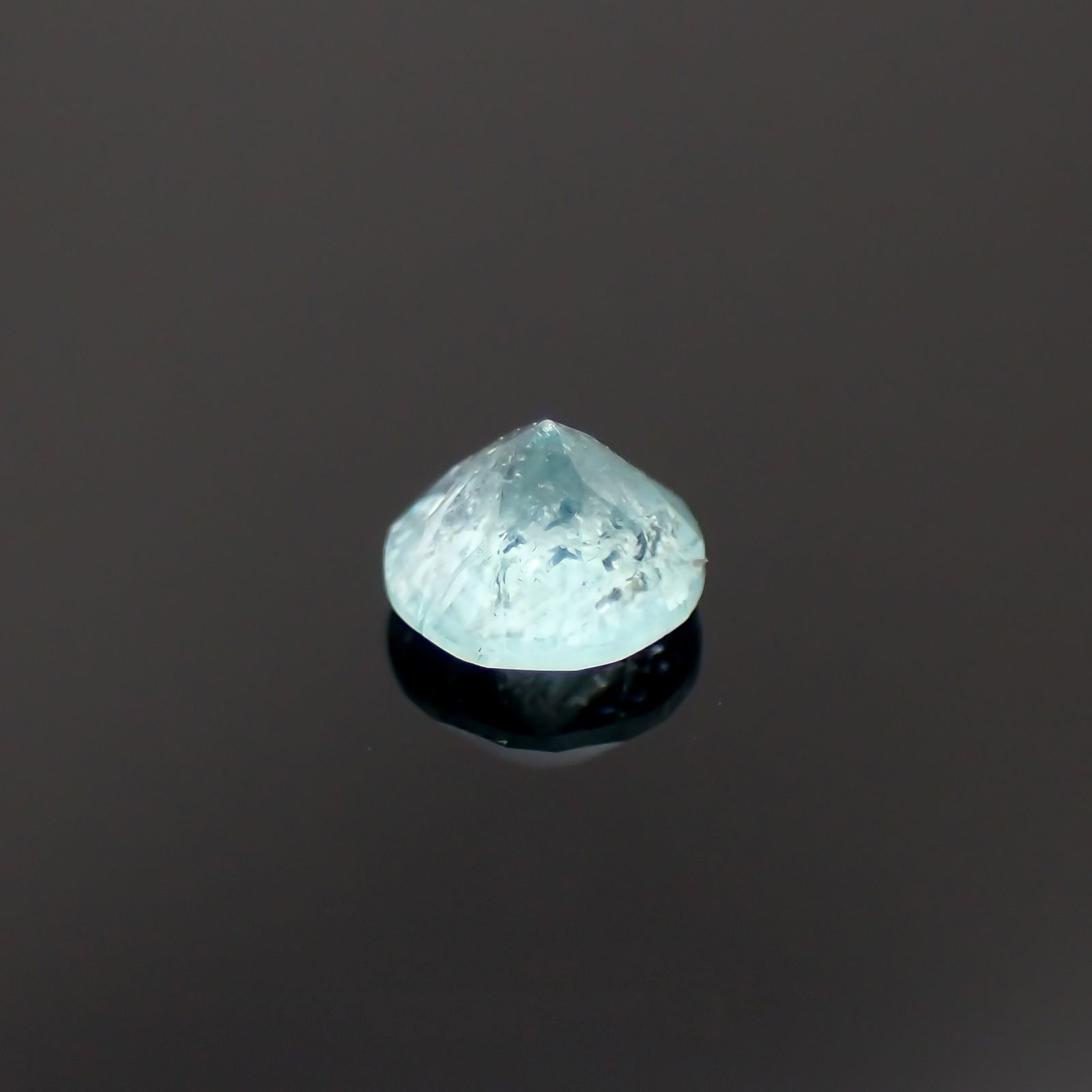 パライバトルマリン(宝石名トルマリン/別名パライバ・トルマリン)モザンビーク産 0.16ct 識別済[230220379]3.4x3.4mm前後