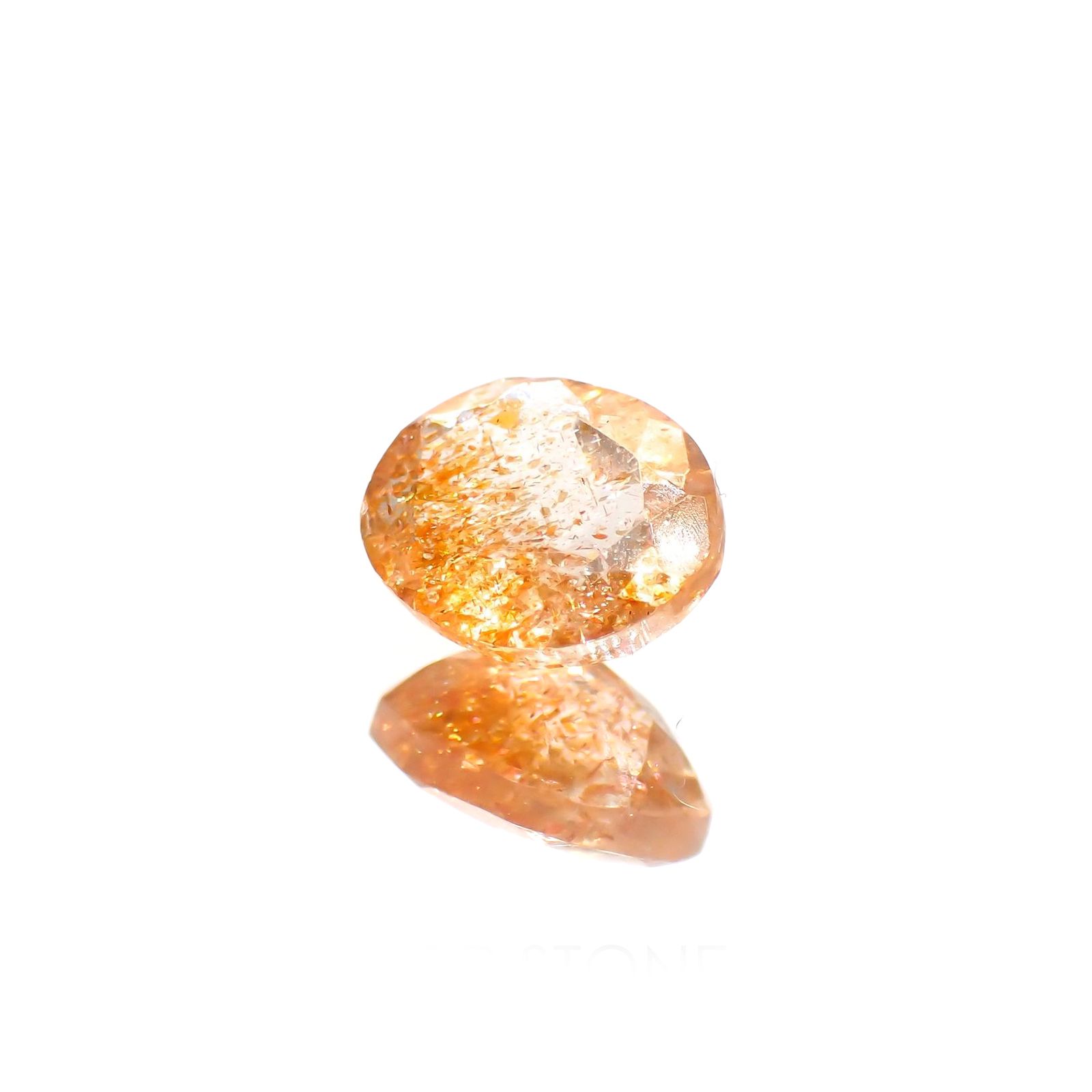 イリュージョンサンストーン インド産 1.79ct / 8.9x7mm前後 [260214216]