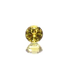カナリートルマリン ザンビア・カナリー鉱山産 0.28ct[240527818]3.9x3.9mm前後