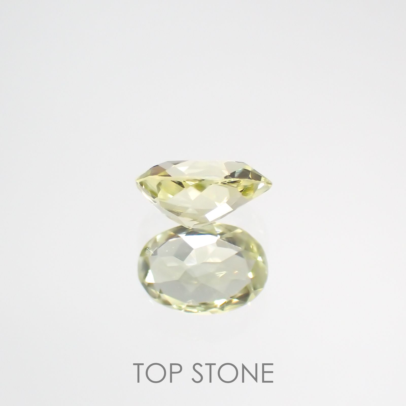 シリマナイト(宝石名シリマナイト) インド産 0.48ct 識別済[210810689]6.1×4.1mm前後