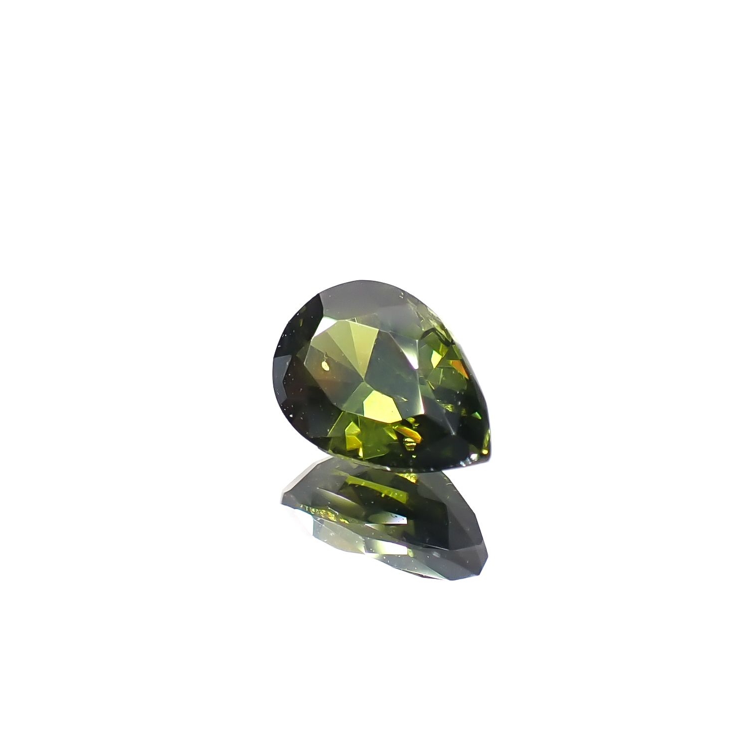 グリーンジルコン スリランカ/カンボジア産 0.97ct[240929090]7.2x4.9mm前後