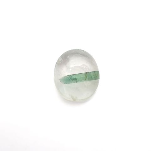 グリーントルマリンインクォーツ ブラジル・ミナスジェライス州産 17.53ct[221018305]19.3x16.9mm前後