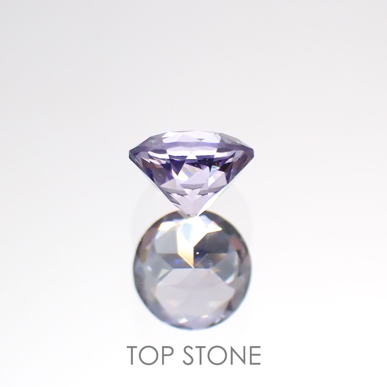 マリアライト(宝石名パープル・スキャポライト) スリランカ産 0.19ct 識別済[21049565]4×4mm前後