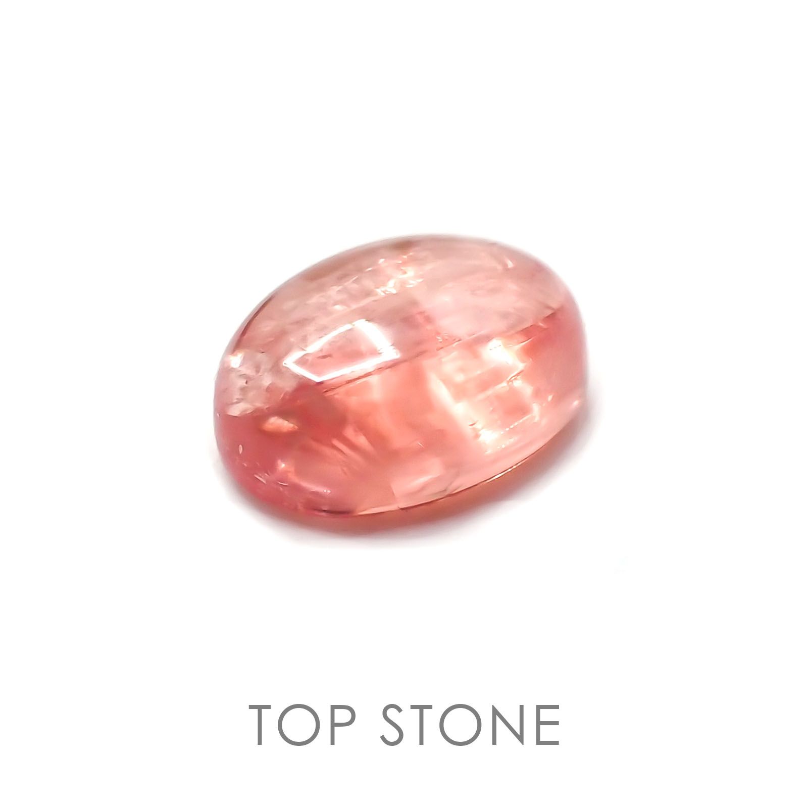 ロードクロサイト(宝石名ロードクロサイト) 中国産 1.52ct 識別済[20128231]7.5×5.3mm前後
