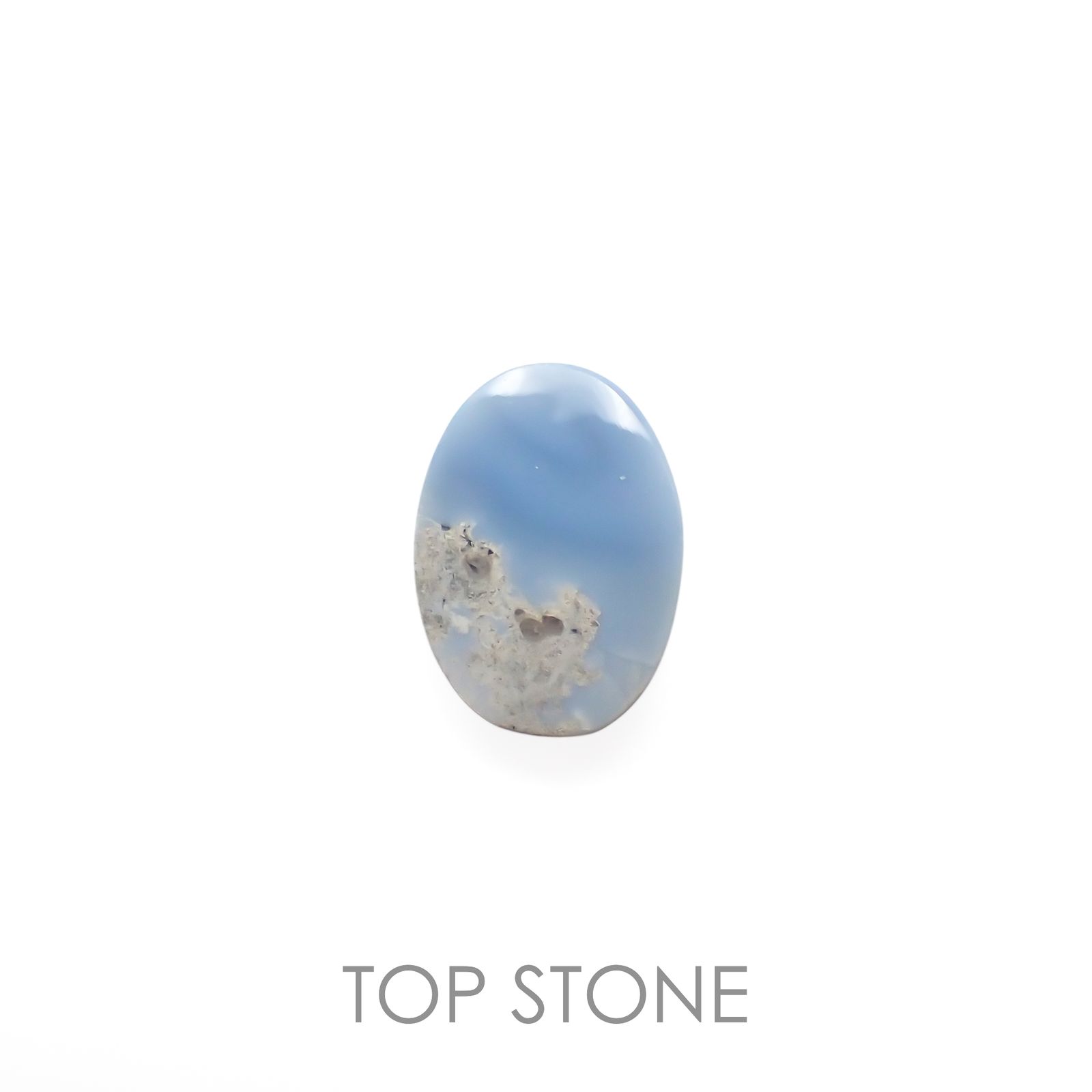 マトリックスブルーオパール アメリカ・オレゴン州産 3.10ct[221219388]13.2x9.5mm前後