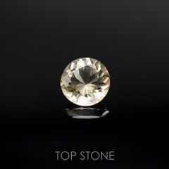 イエロースキャポライト(宝石名イエロー・スキャポライト)タンザニア産 0.37ct 識別済[220918026]4.9x4.9mm前後