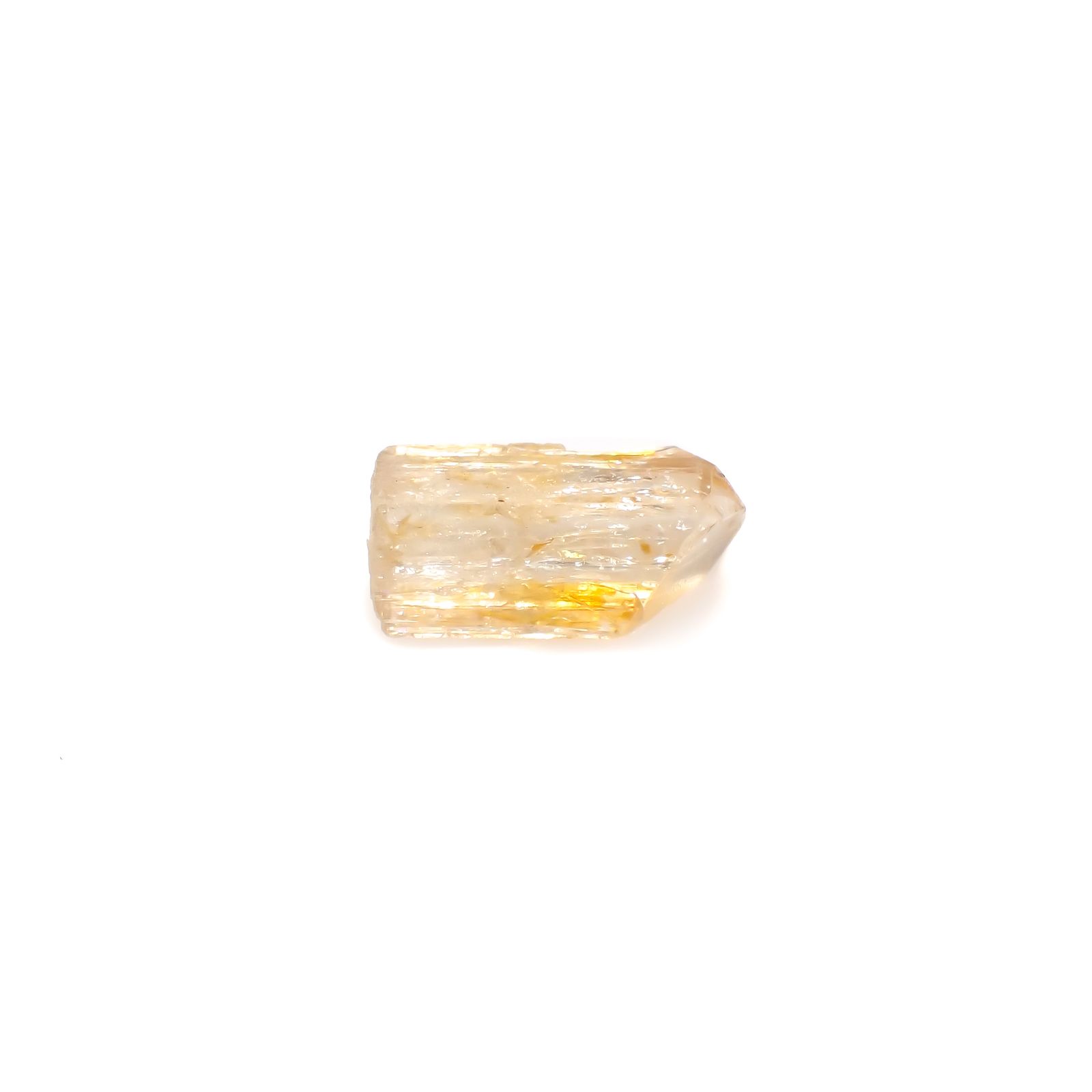 インペリアルトパーズ 原石 ザンビア産 13.12ct [241029241]18.3x10.2mm前後