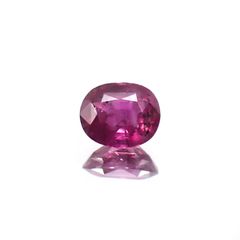 パープルサファイア(宝石名パープル・サファイア) カシミール地方産 0.883ct ソ付(彩珠)[210310229]6.1×5mm前後