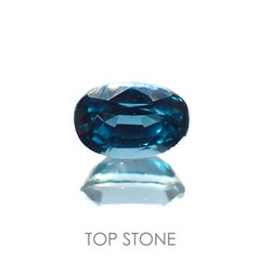 オーシャンブルーカイヤナイト(宝石名カイヤナイト) インド産 0.72ct 識別済[210711426]6.2×4mm前後