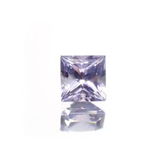 ◇プリンセスカット◇ラベンダーサファイア(宝石名サファイア)東アフリカ産 0.23ct 識別済[250817370]3.3x3.2mm前後