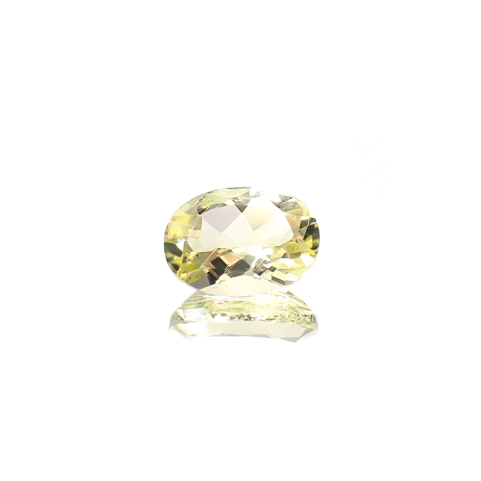 イエローダンビュライト タンザニア産 1.22ct[240125465]8.1x6mm前後