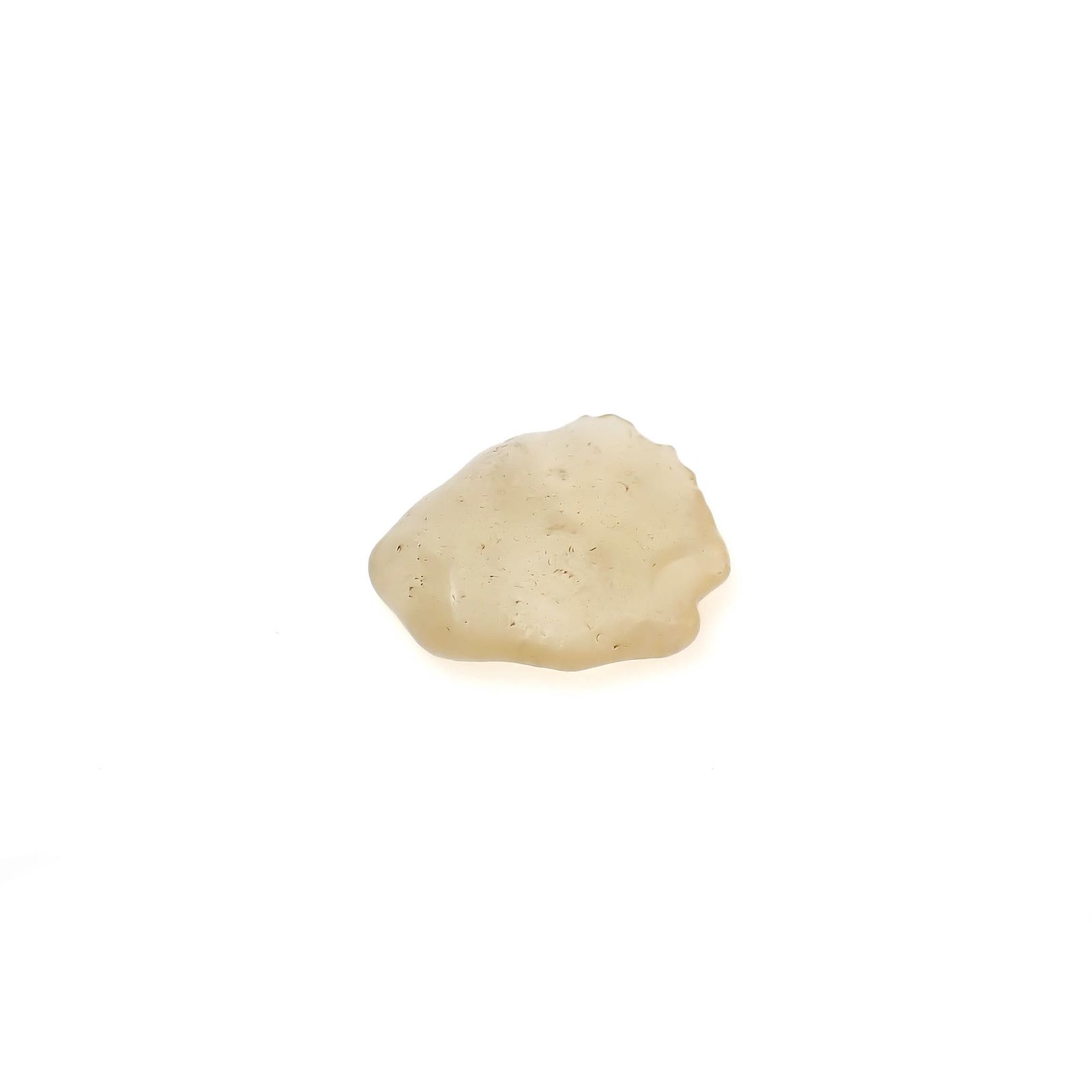 リビアングラス 原石 発見地：エジプト・リビア砂漠 10.70ct [241029289]22.5x19.4mm前後