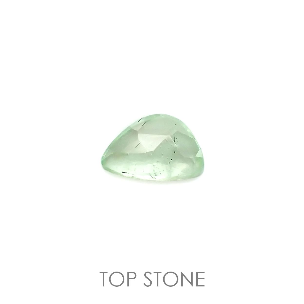 ◇ローズカット◇バナジウムコーネルピン(宝石名コーネルピン)タンザニア・タンガ州産 0.60ct 識別済[220115545]7.4x4.7mm前後