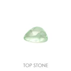 ◇ローズカット◇バナジウムコーネルピン(宝石名コーネルピン)タンザニア・タンガ州産 0.60ct 識別済[220115545]7.4x4.7mm前後