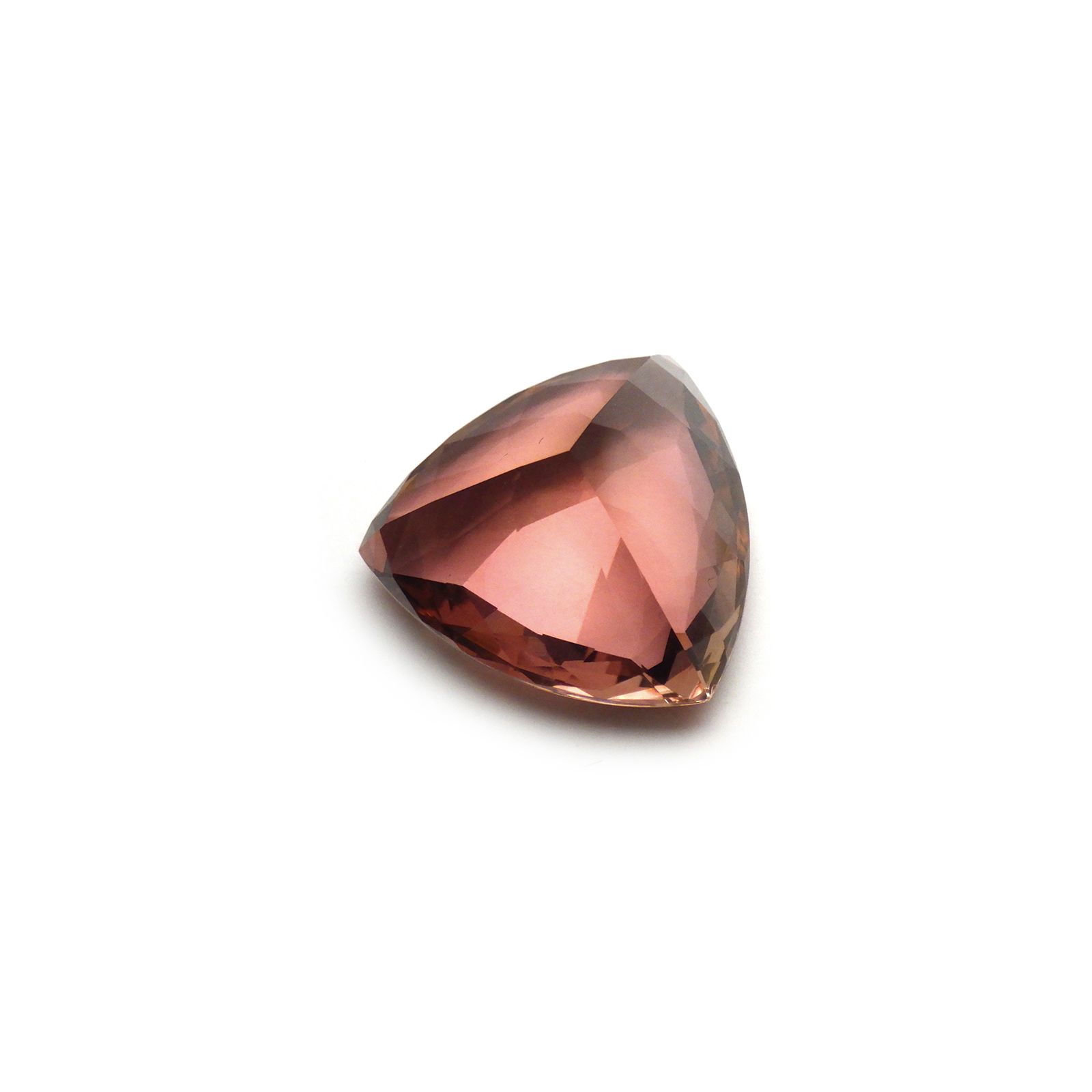 ピンクトルマリン パパラチャカラー ブラジル産 19.03ct[240125836]18.5x18.2mm前後