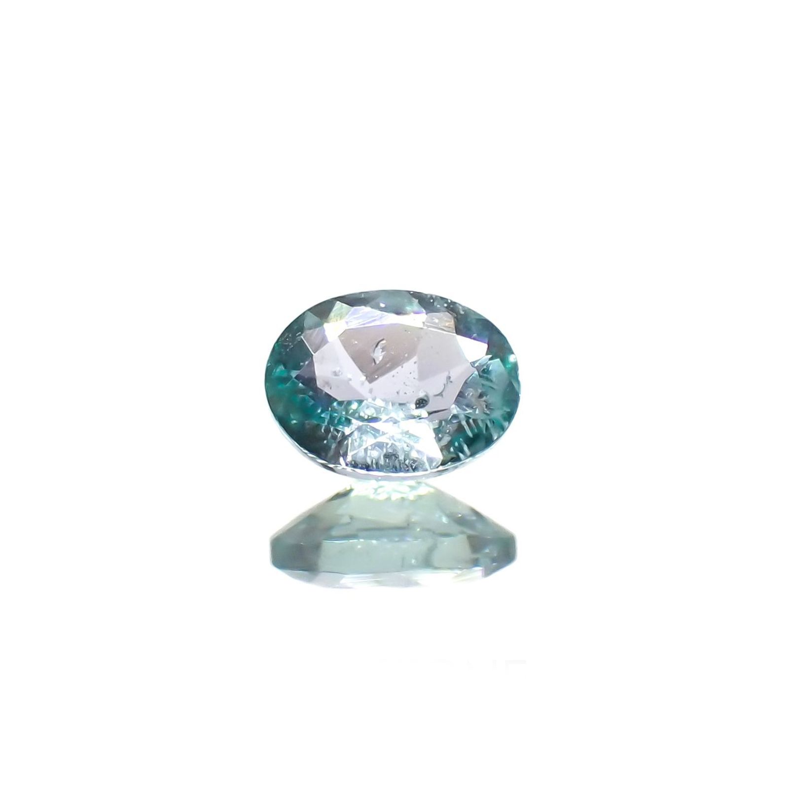 ブルーグリーンコーネルピン(宝石名コーネルピン)タンザニア産 識別済 0.12ct / 3.3x2.5mm前後 [251019245]