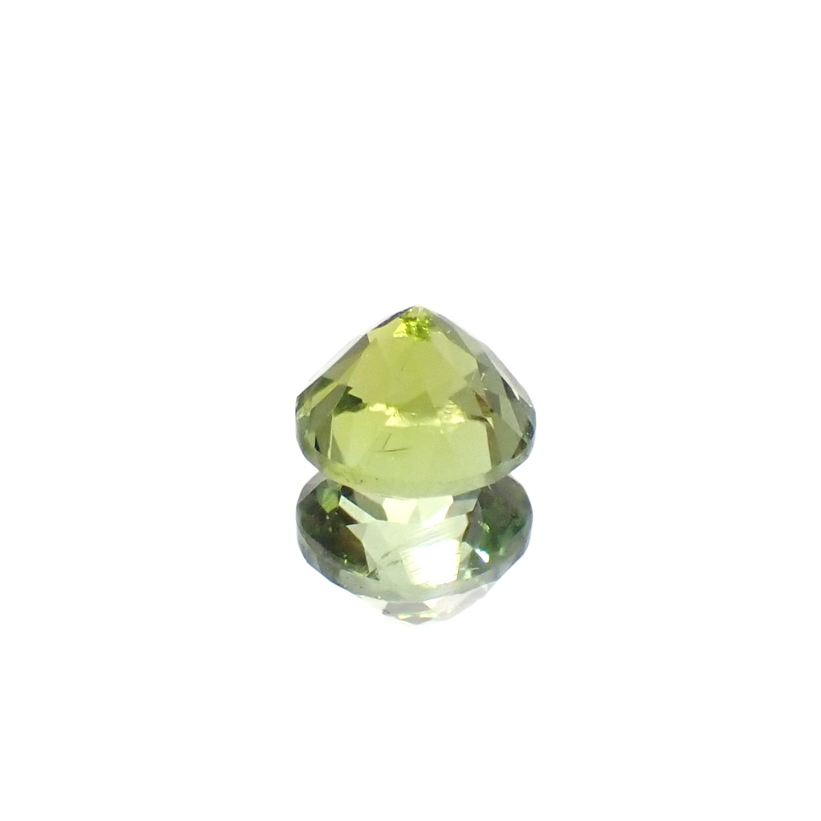 グリーントルマリン モザンビーク/コンゴ産 1.38ct[240527787]6.9x6.9mm前後