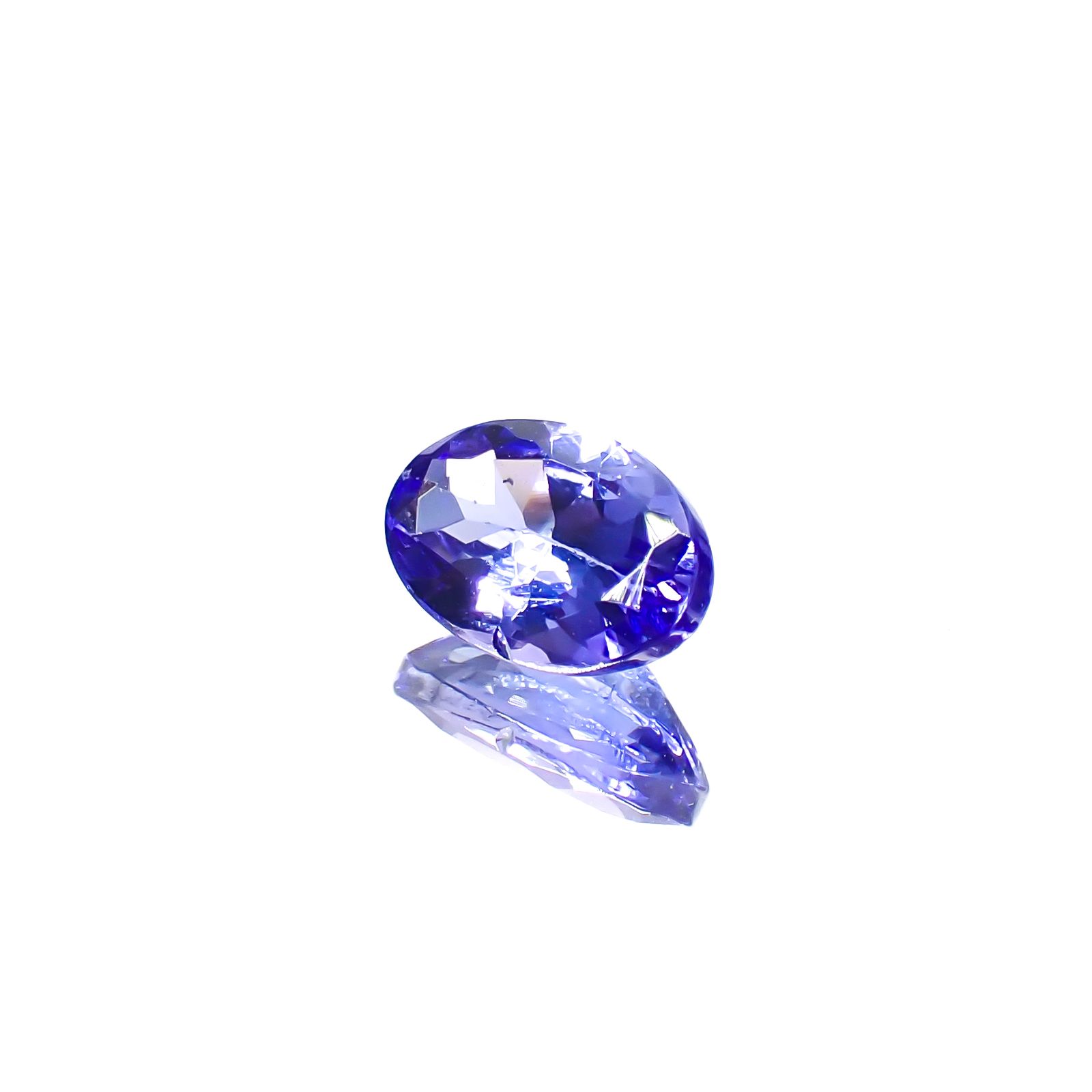 タンザナイト(宝石名タンザナイト)タンザニア産 0.47ct 識別済[240628337]6x3.9mm前後
