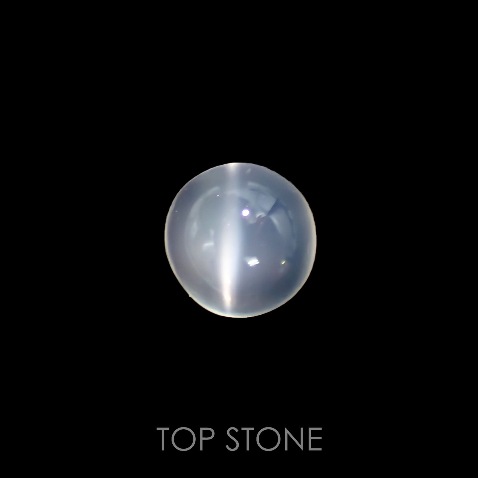 ムーンストーンキャッツアイ(宝石名ムーンストーン・キャッツアイ) インド産 1.53ct 識別済[210812726]7×7mm前後