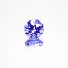 ◇オクタゴンカット◇タンザナイトSA(宝石名タンザナイト) タンザニア産 0.55ct 識別済[24029544]5×5mm前後