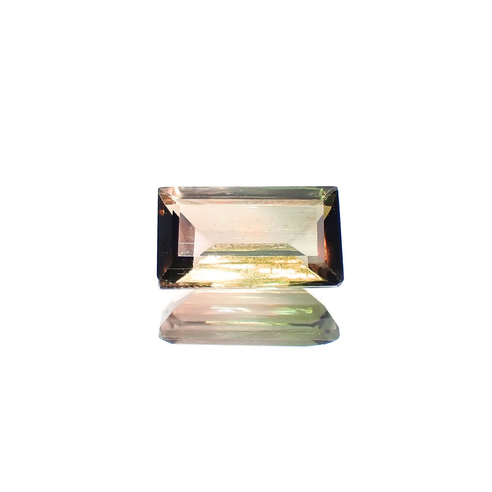 パーティカラートルマリン(宝石名パーティカラード・トルマリン)ブラジル産 1.437ct ソ付(彩珠)[231124213]9.2x5.3mm前後