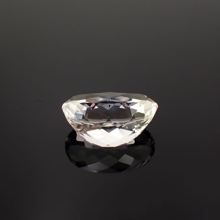イエロースポジュミン フルオレッセンス(宝石名スポジュミン)アフガニスタン産 13.110ct ソ付[221018474]18.1x10.8mm前後