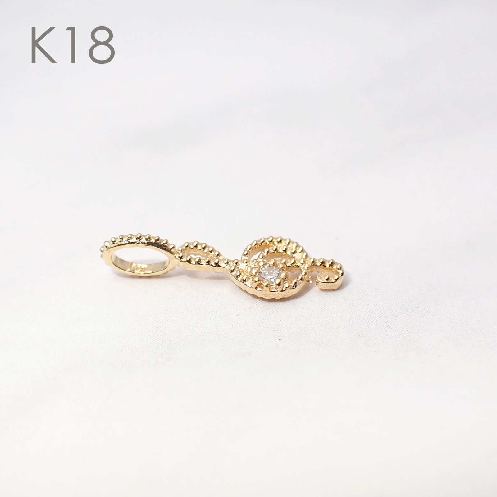 ◇K18/K10 Beata（ビィータ）◇メロディ [ラッキーチャーム/ペンダントトップ※チェーン別売り]