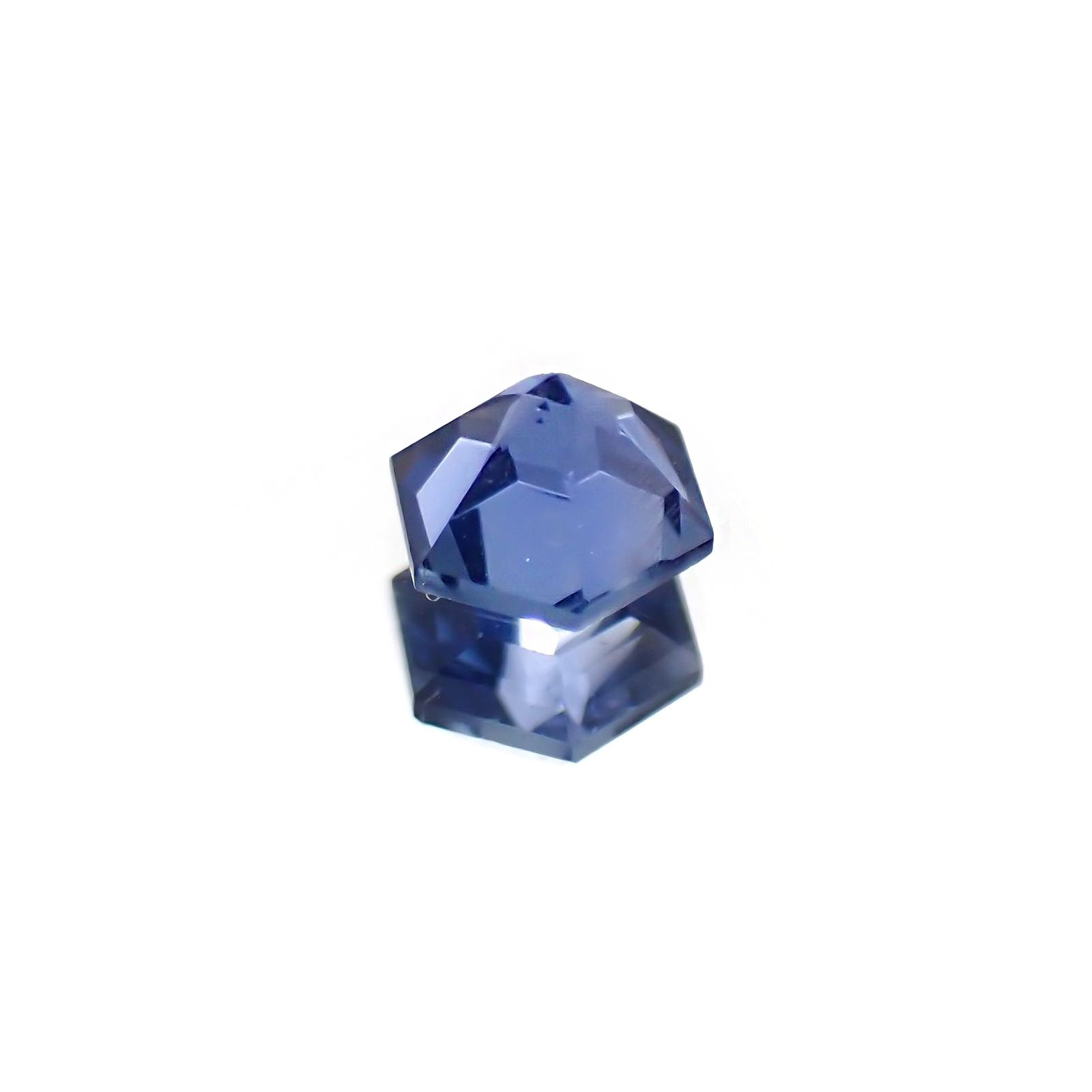 ◇ヘキサゴンカット◇サファイア(宝石名サファイア) マダガスカル産 識別済 0.25ct / 3.3x3.3mm前後 [260811054]