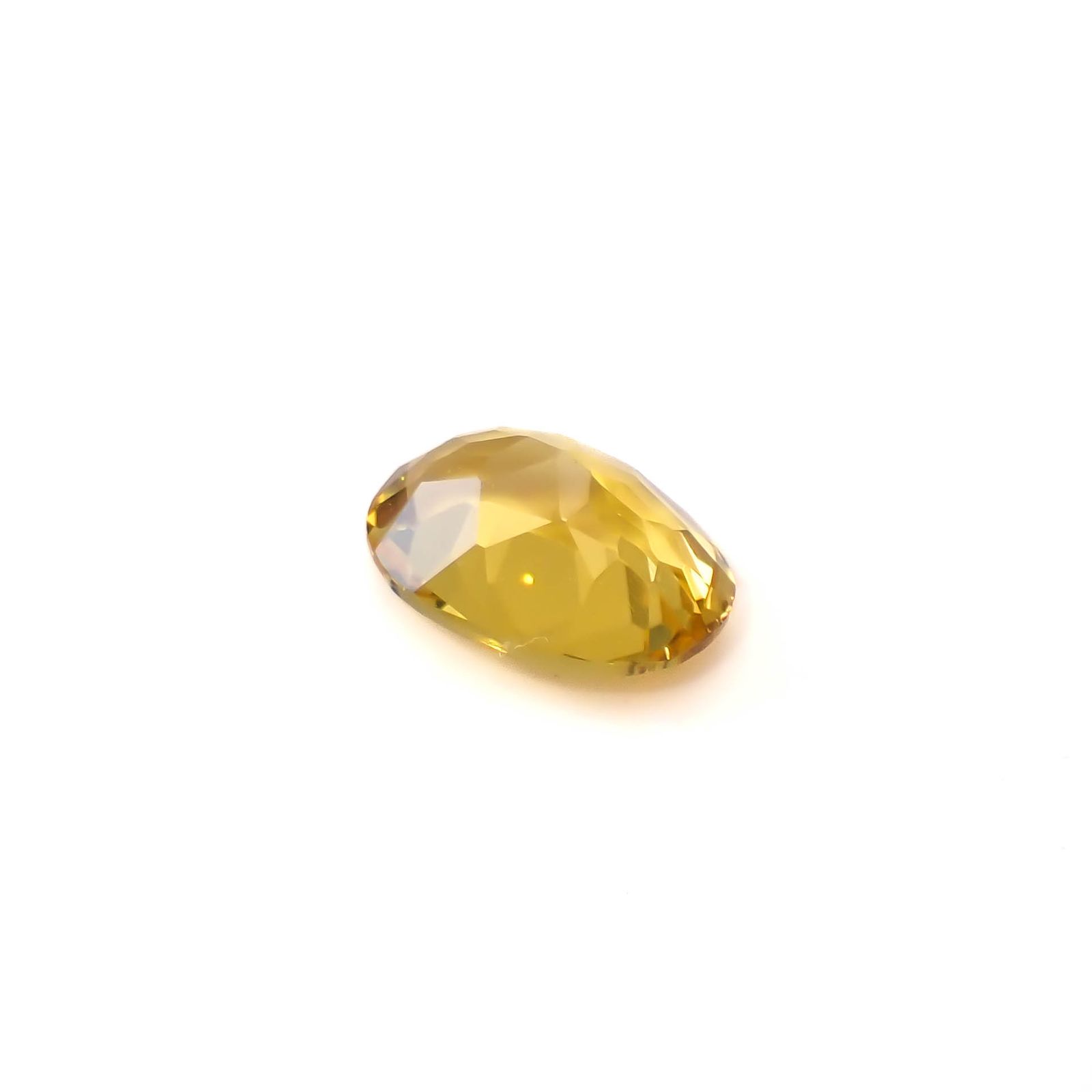 ゴールデンベリル(宝石名ゴールデン・ベリル)ブラジル産 1.09ct 識別済[250330163]8x6.1mm前後
