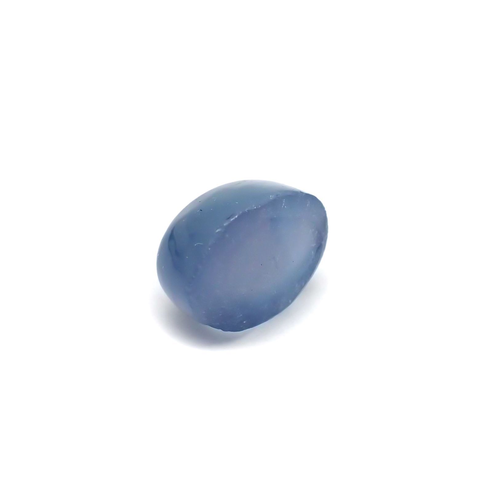 アパタイトキャッツアイ(宝石名ブルー・アパタイト・キャッツアイ)マダガスカル産 2.395ct ソ付(彩珠)[230823100]8.1x6.1mm前後